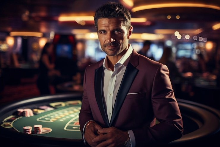 Layar aplikasi luckydf menampilkan menu utama dengan kategori permainan sepak bola, live dealer, slot, dan esports